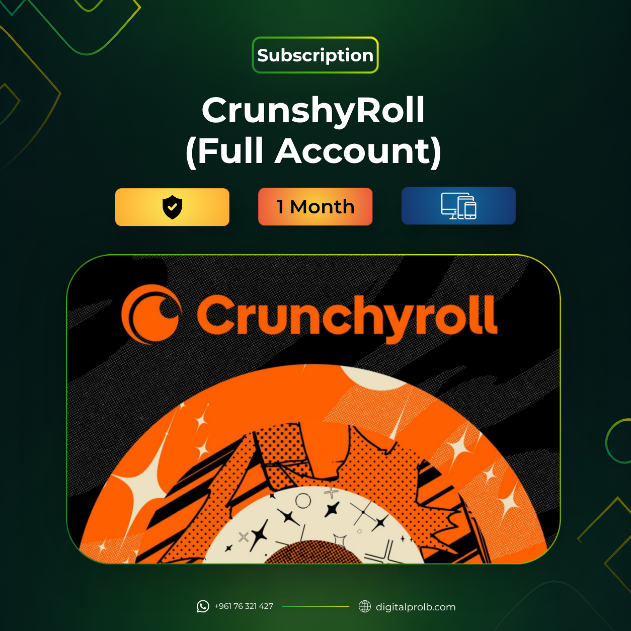 CrunshyRoll (Full Account)