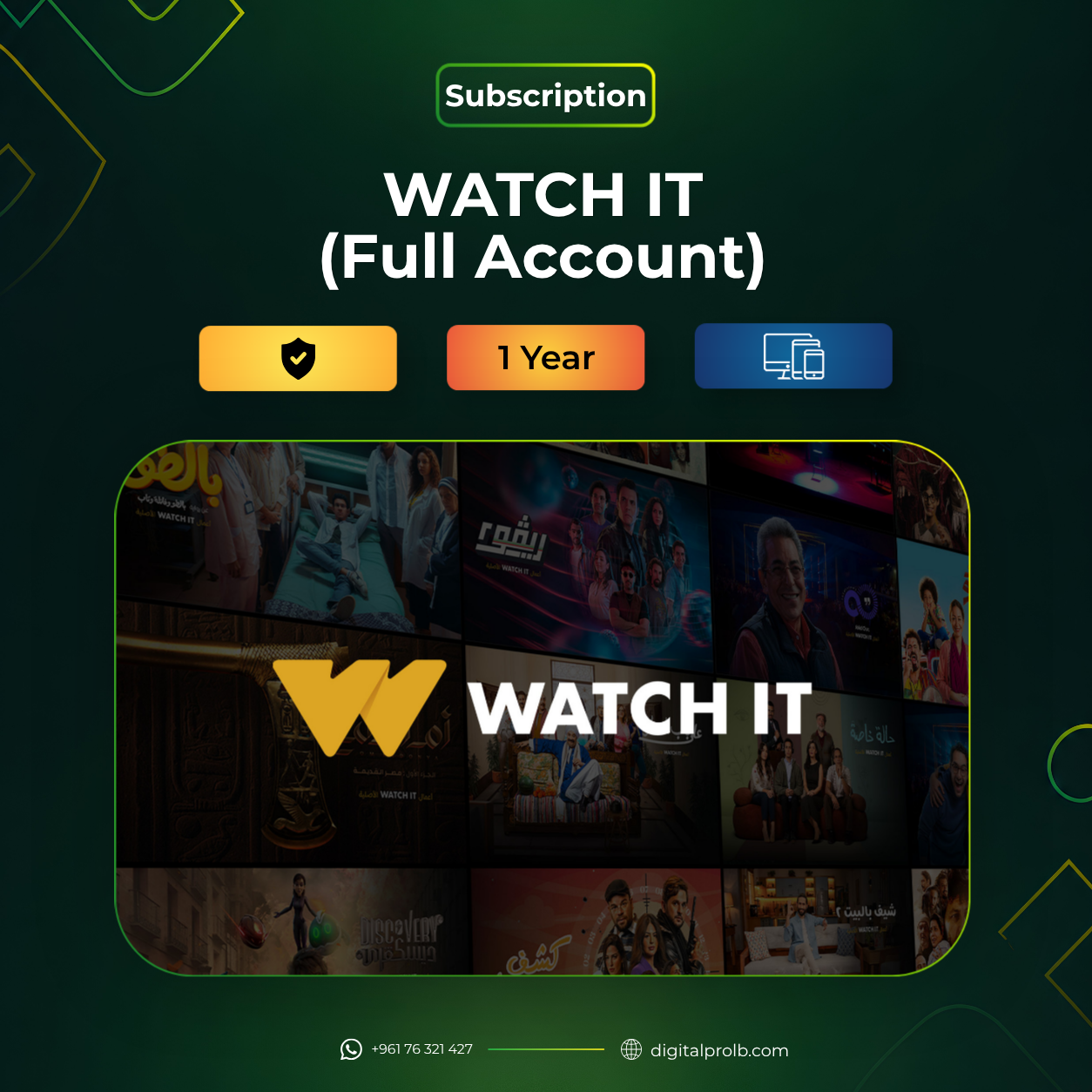 WATCH IT (Full Account)