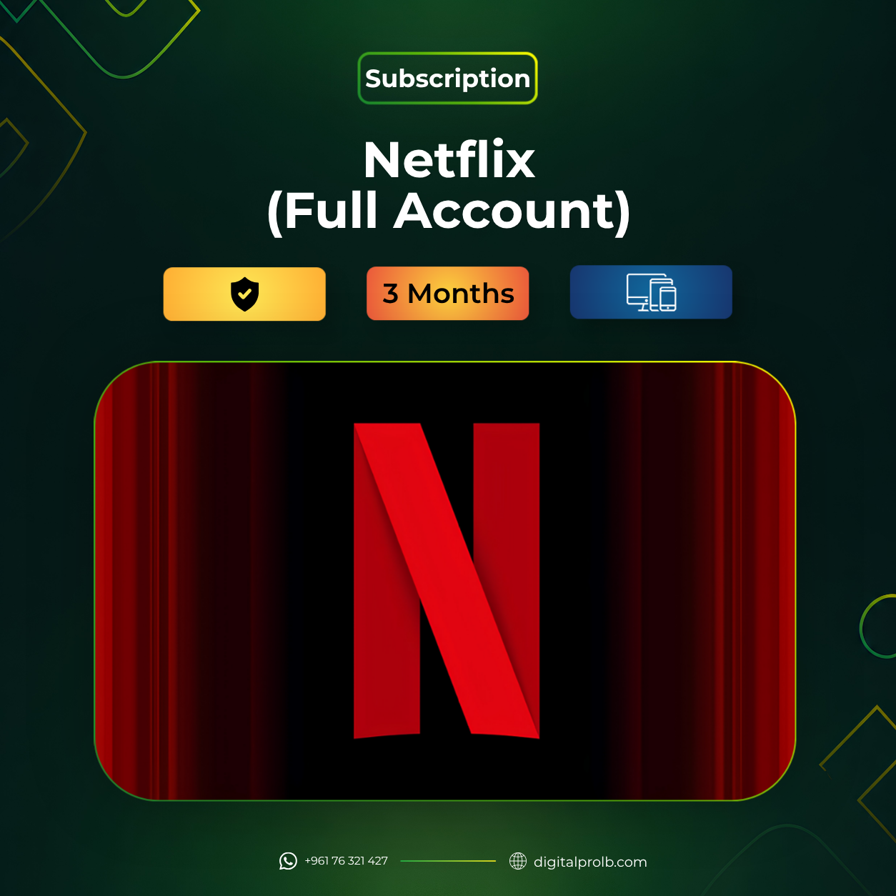 Netflix (Full Account)