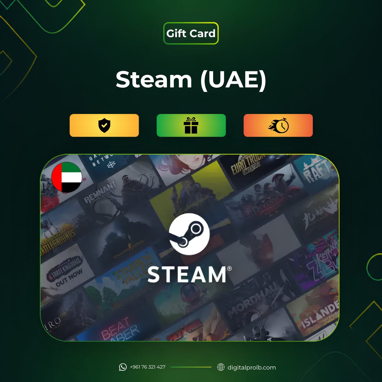 Steam Gift Card (UAE)